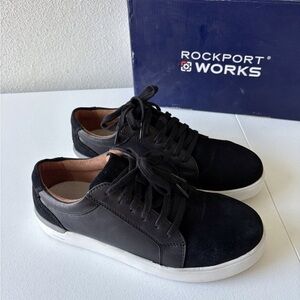 Rockport Works “Parissa” Size 8 Women Black  Leather Upper Work Shoe Restaurant